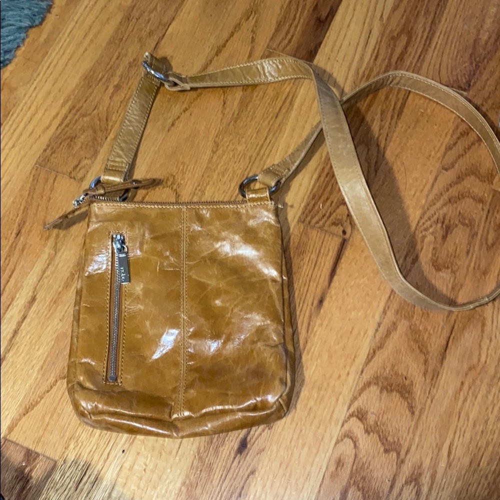 Tan Hobo over the shoulder purse